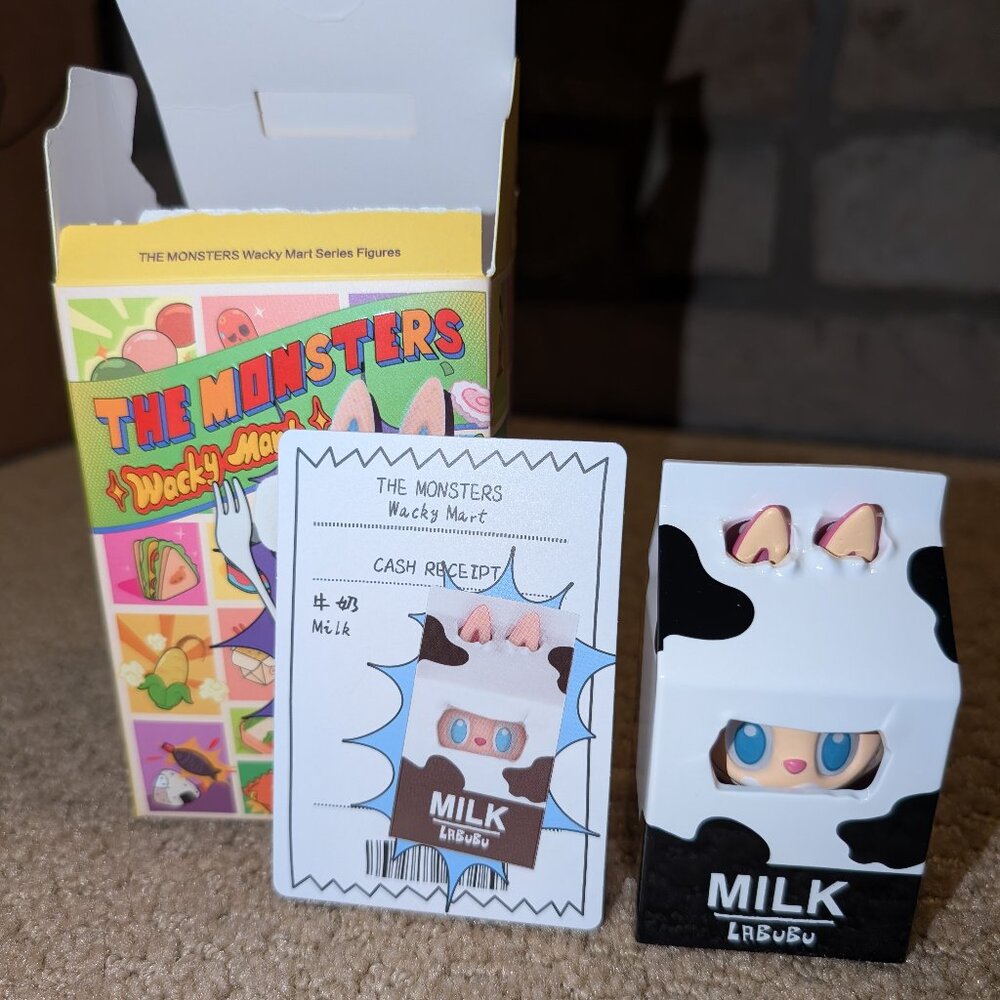 UNBOXED Authentic POPMART Labubu Monsters Wacky Mart Series Figures Blind Box